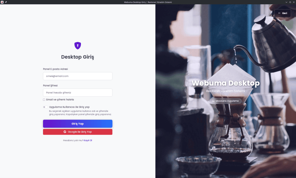 Giriş Ekranı