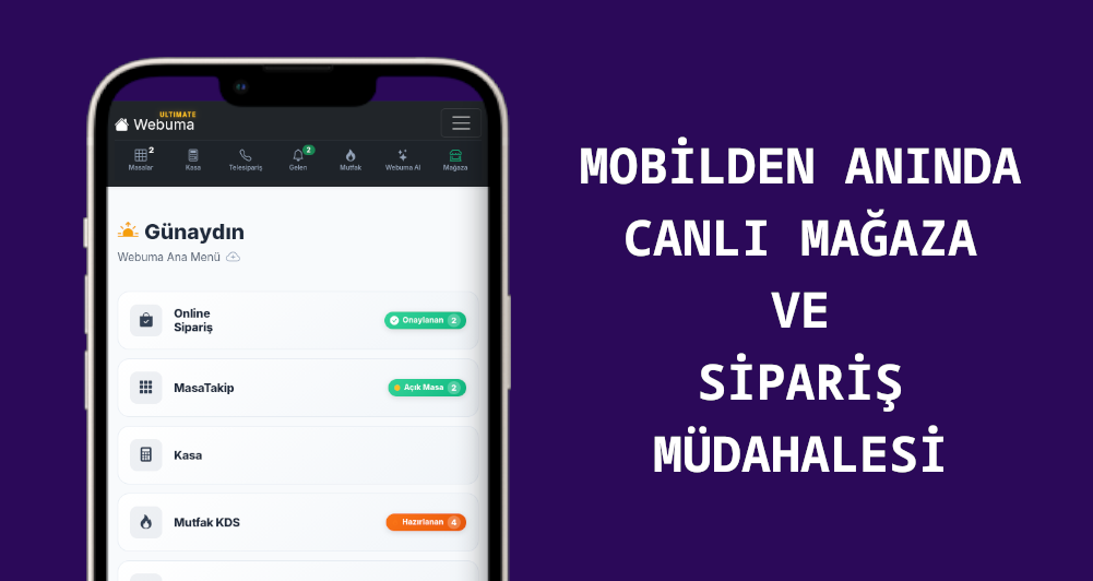 Sabah Yoldayken Tek Tıkla Mağazanızı Açın: Restoran İşletmeciliğinde Mobil POS Devrimi