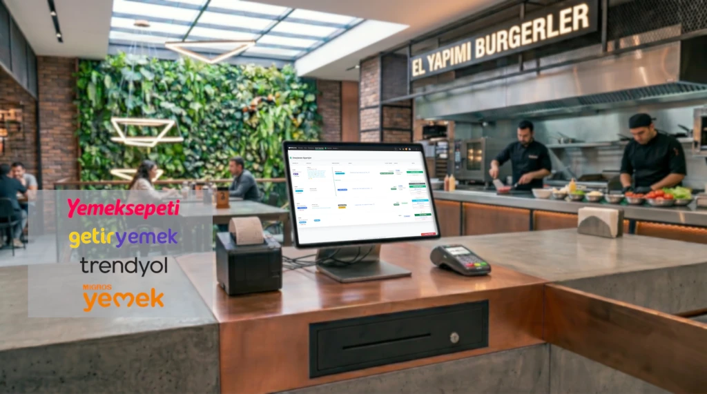 Yemeksepeti Getir Trendyol Migros Entegrasyon Ekranı