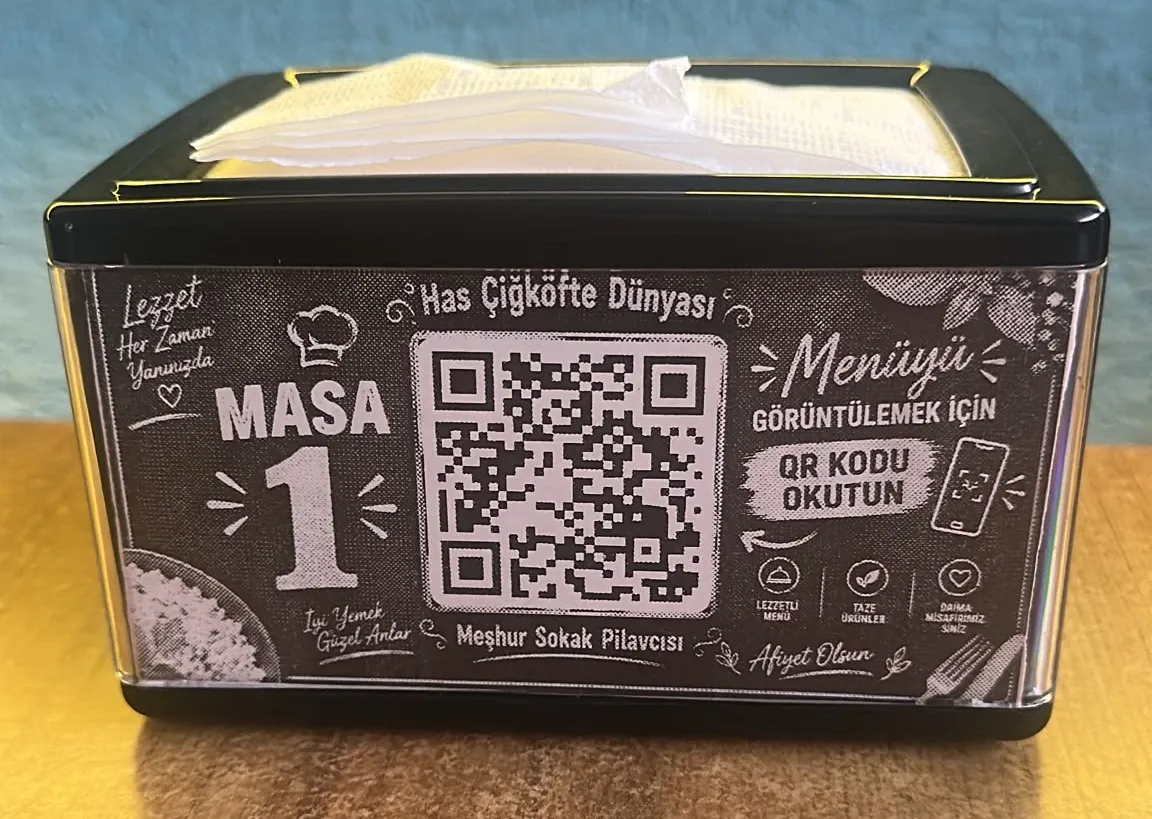 Dijital Menü Kartları ve Temassız Restoran Teknolojileri